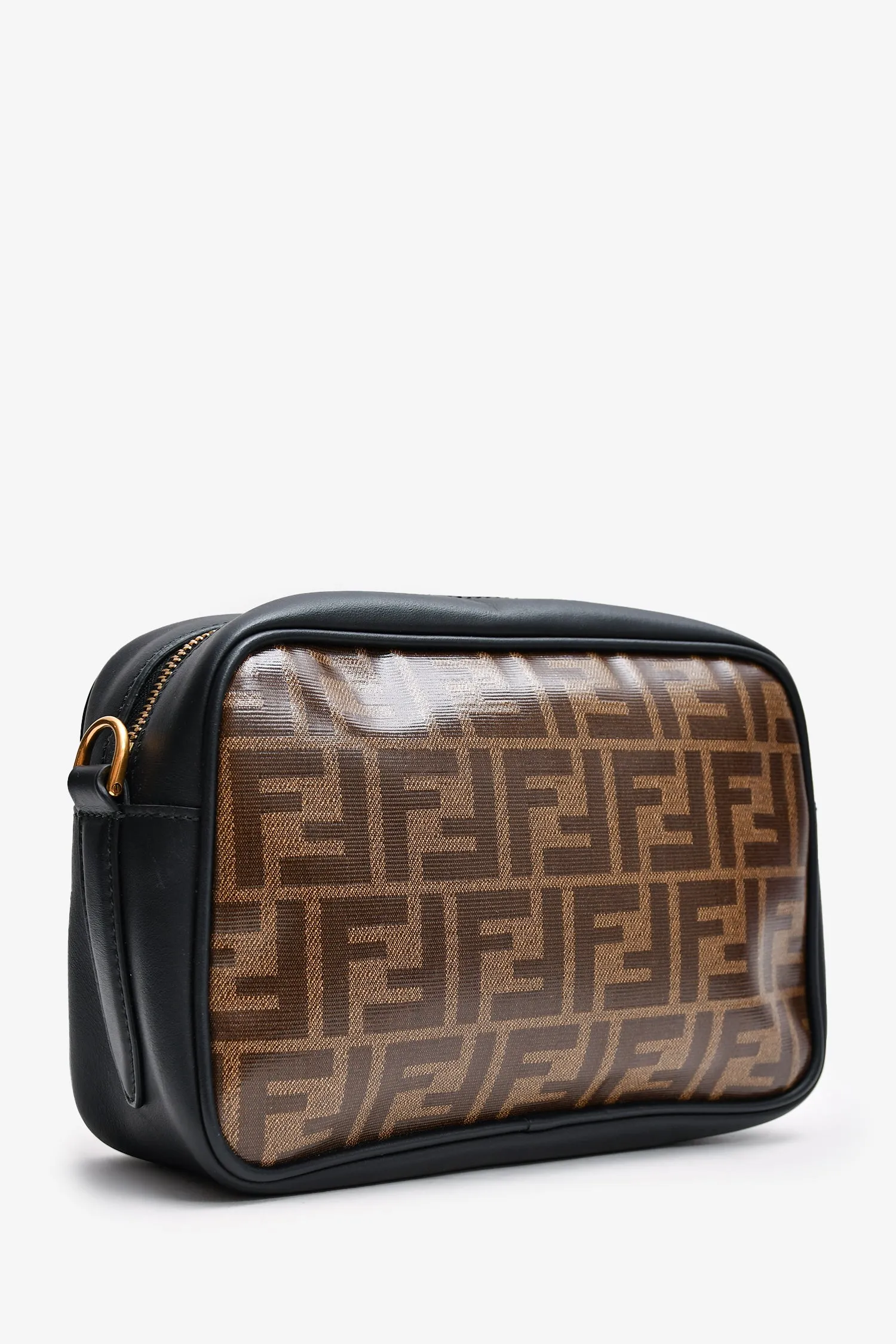 Fendi Zucca Logo Coated Canvas Small Camera Bag
