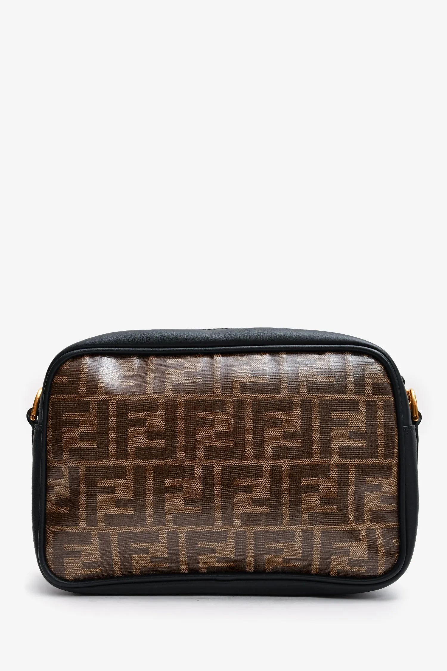 Fendi Zucca Logo Coated Canvas Small Camera Bag