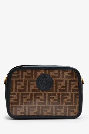 Fendi Zucca Logo Coated Canvas Small Camera Bag