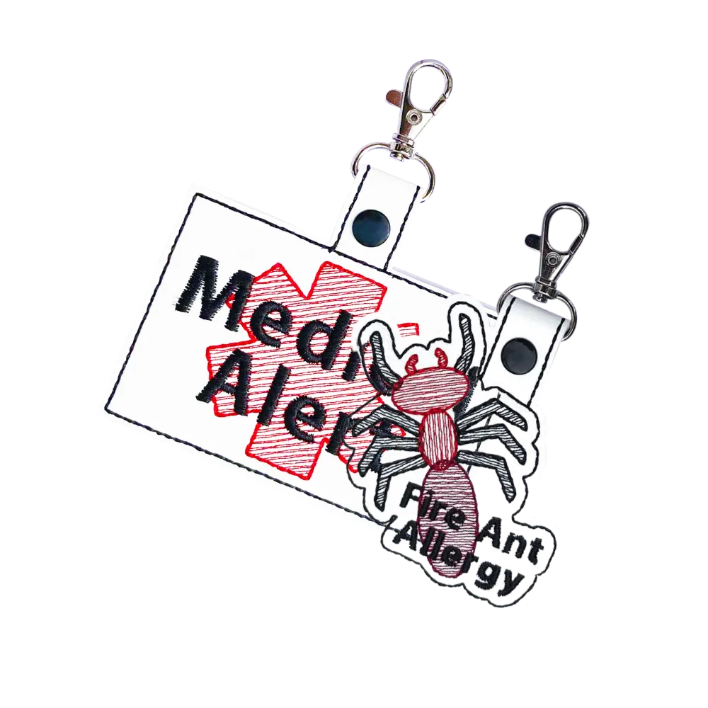 Fire Ant Allergy Bag Tag