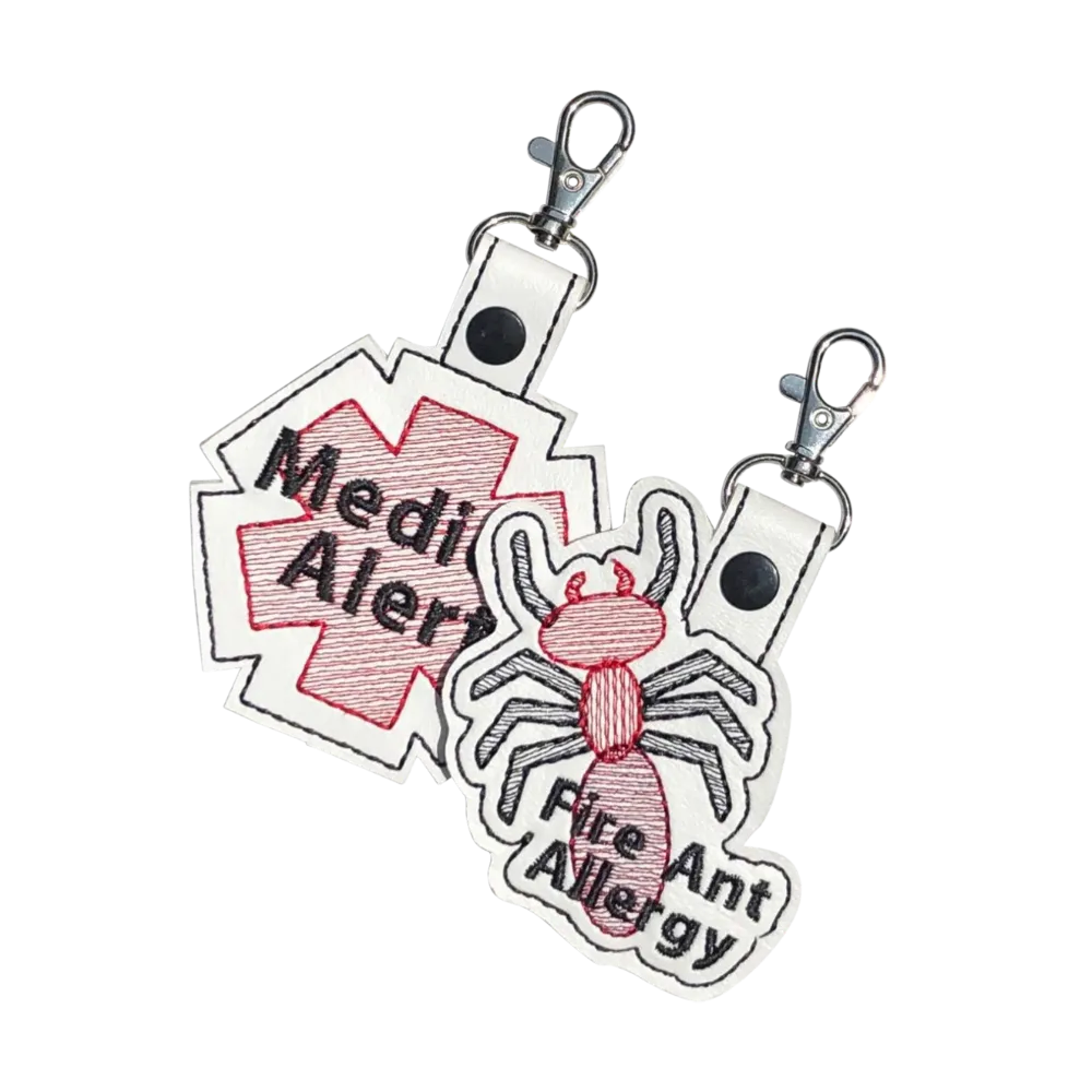 Fire Ant Allergy Bag Tag