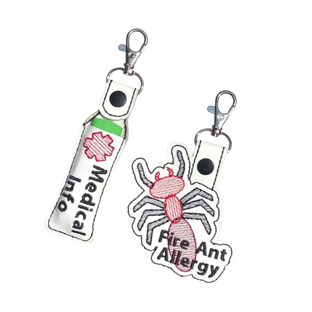 Fire Ant Allergy Bag Tag