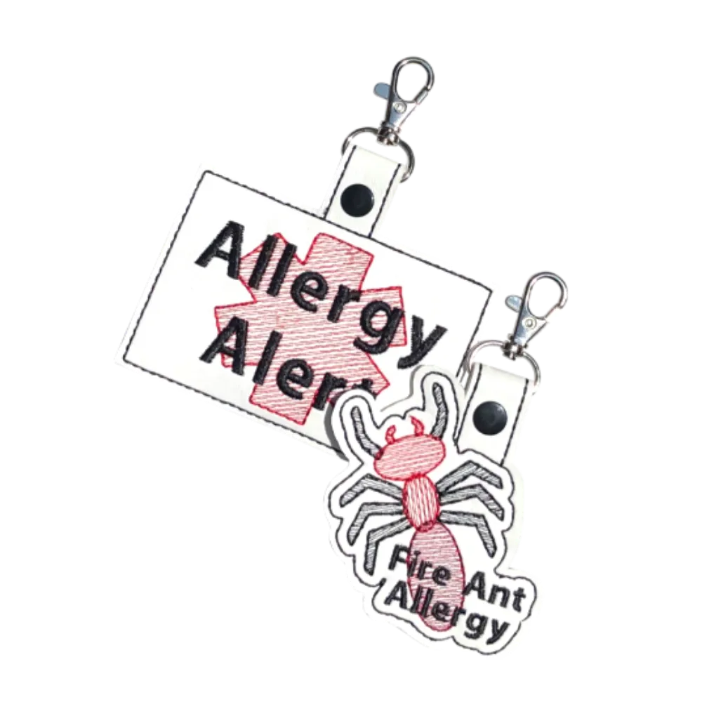 Fire Ant Allergy Bag Tag