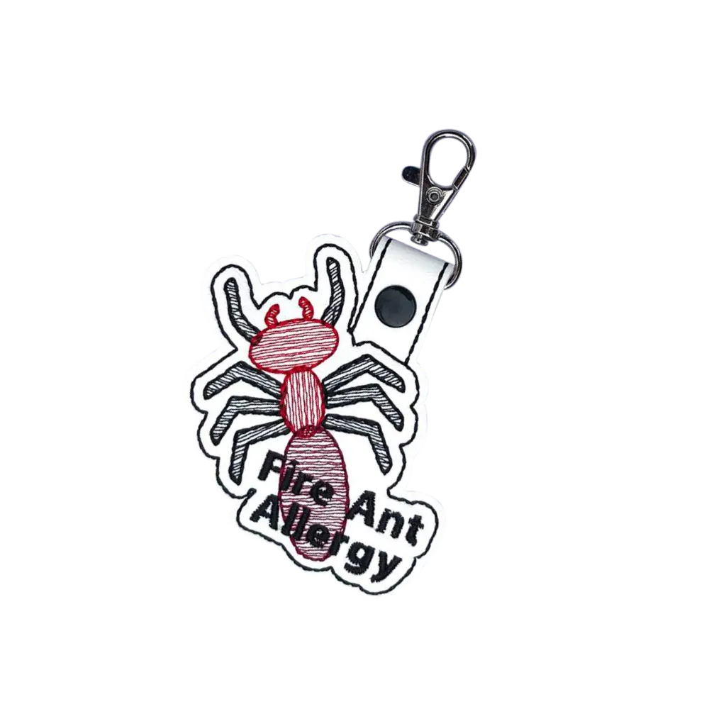 Fire Ant Allergy Bag Tag