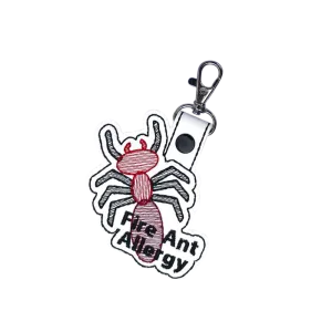 Fire Ant Allergy Bag Tag