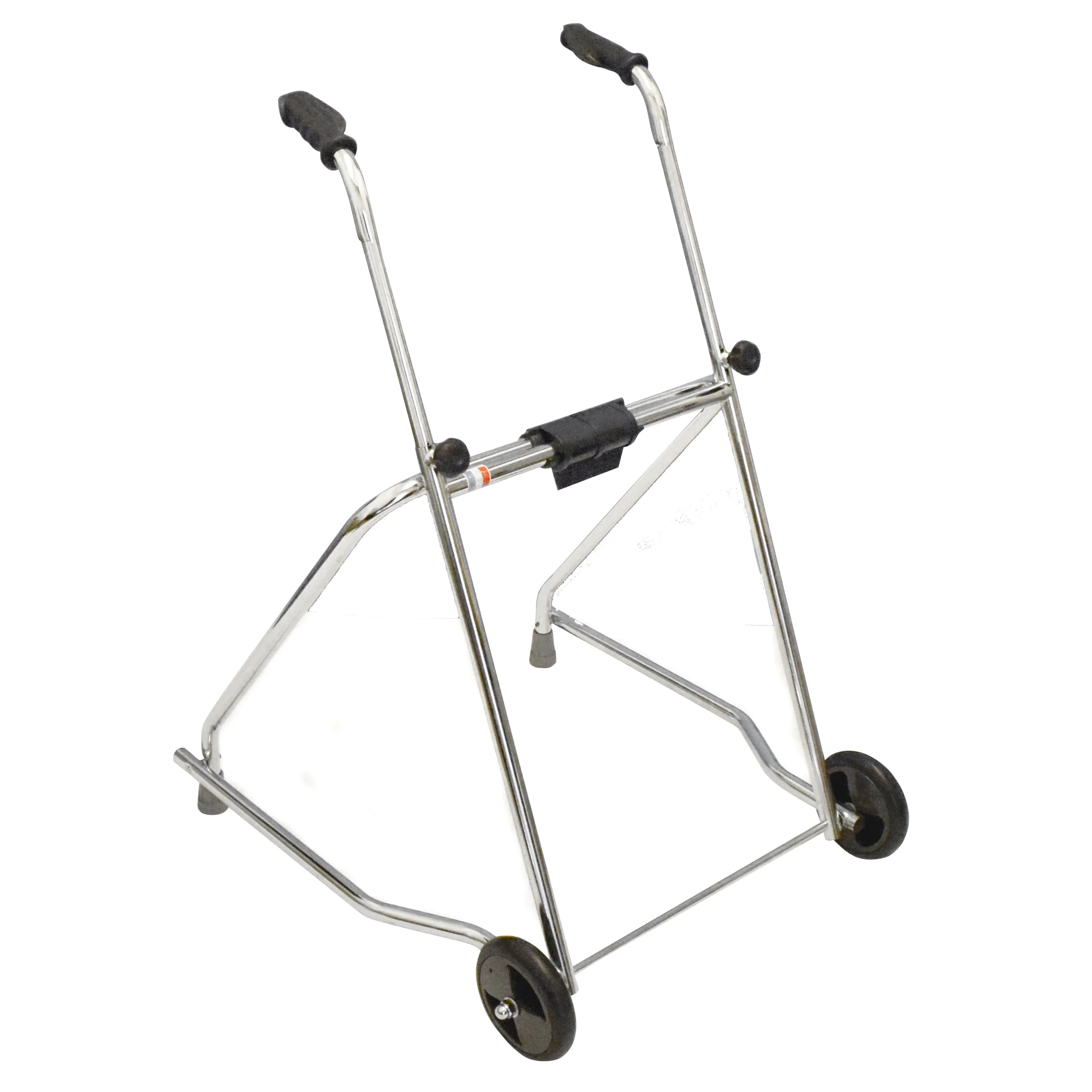 Folding Zimmer Walking Frame with Two Wheels