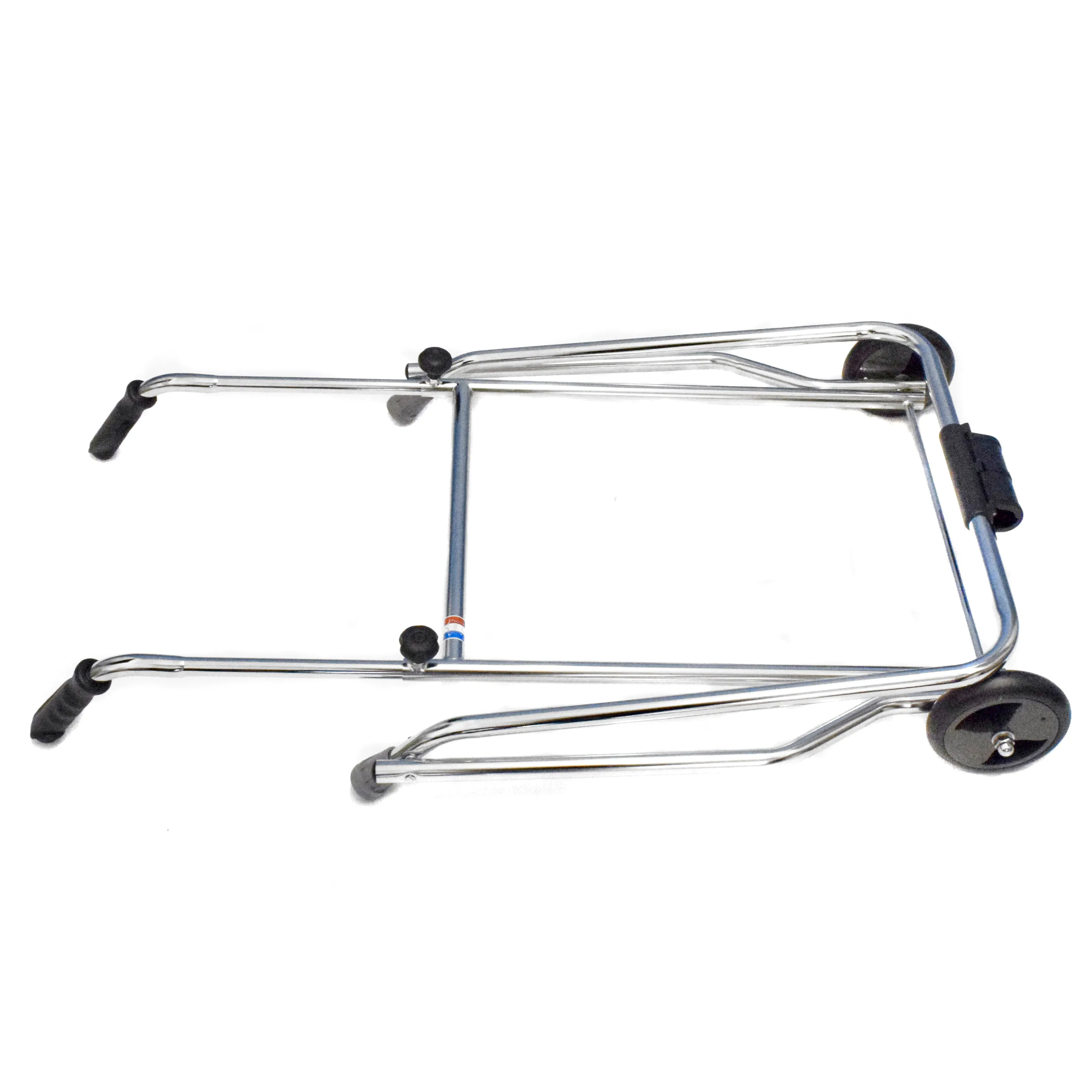 Folding Zimmer Walking Frame with Two Wheels