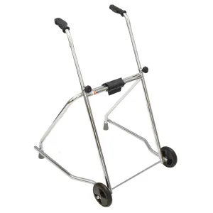 Folding Zimmer Walking Frame with Two Wheels