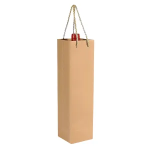 Gift Bottle Bag Kraft 39x12x9cm