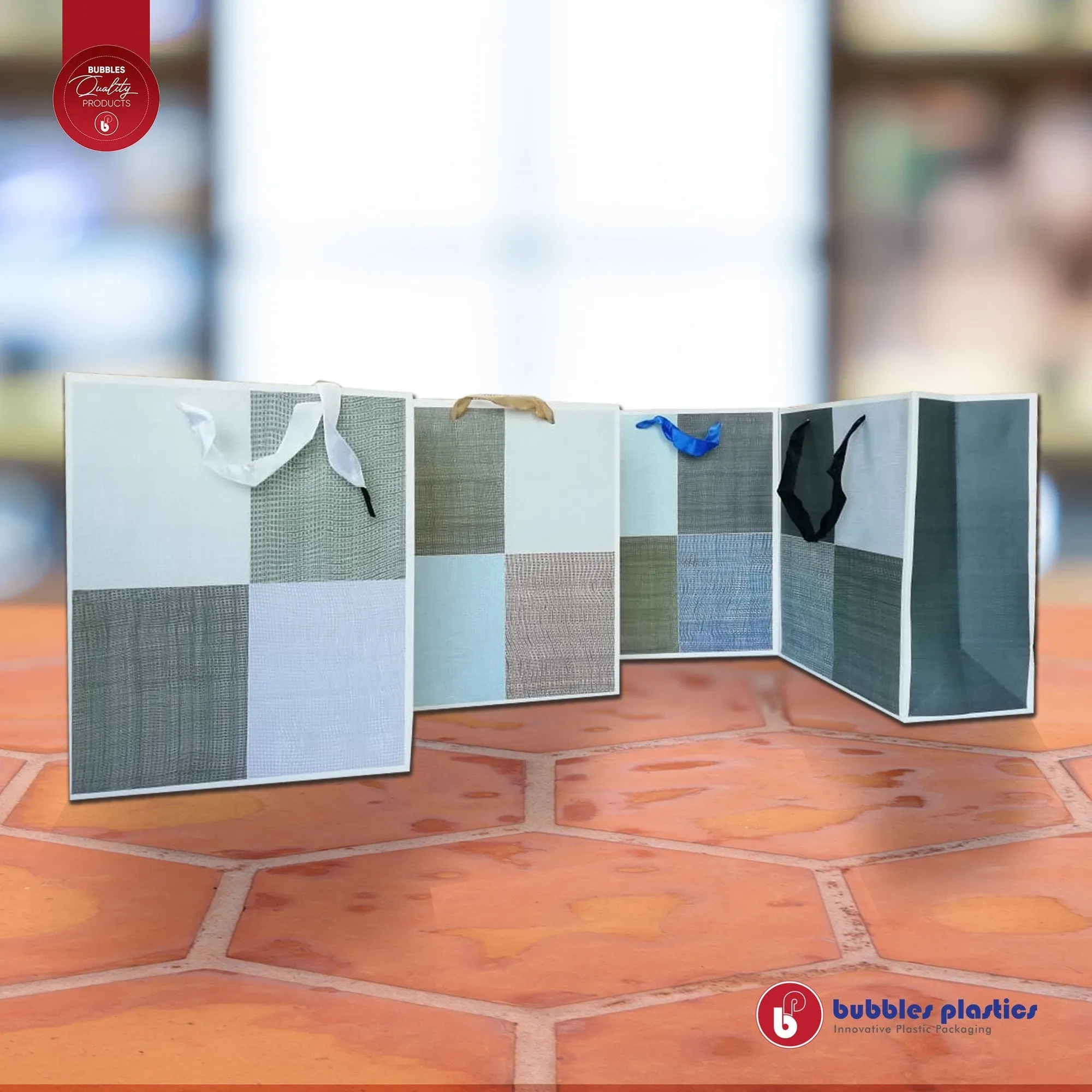 Gift Paper Bag Squares 26x32cm Meduim