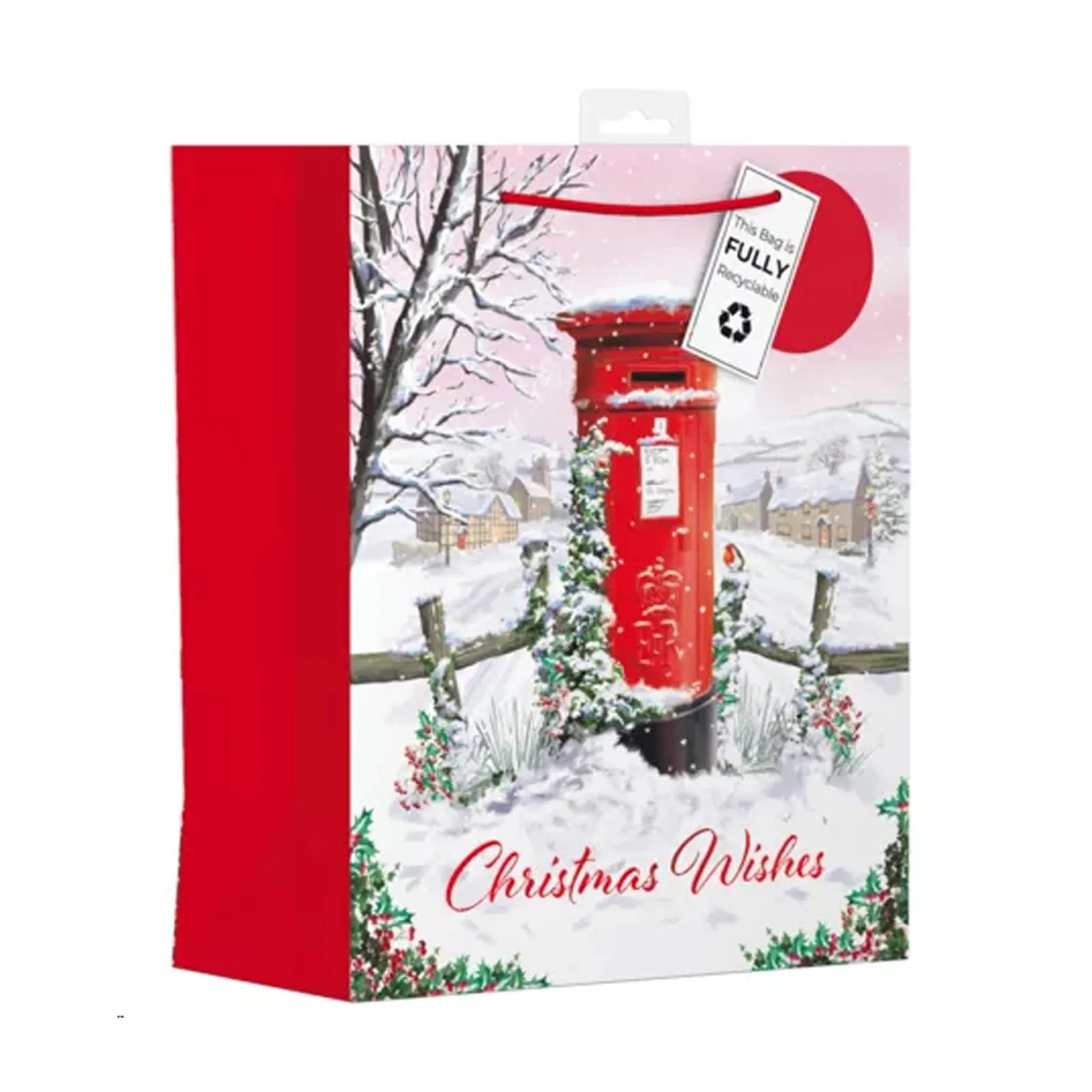 Giftmaker Large Christmas Postbox Gift Bag