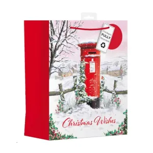 Giftmaker Large Christmas Postbox Gift Bag