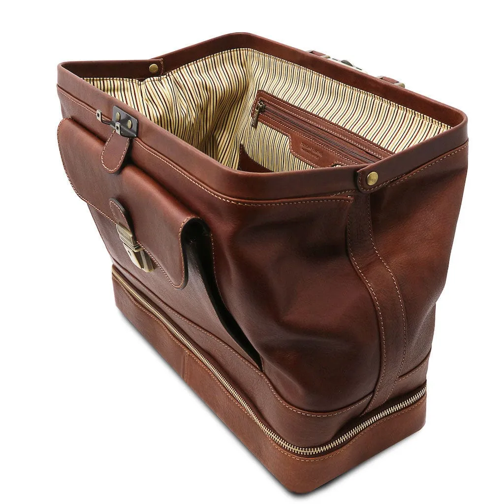 Giotto - Exclusive double-bottom leather doctor bag | TL142344