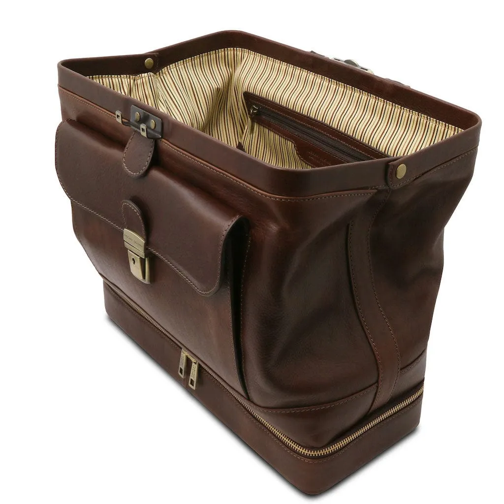 Giotto - Exclusive double-bottom leather doctor bag | TL142344