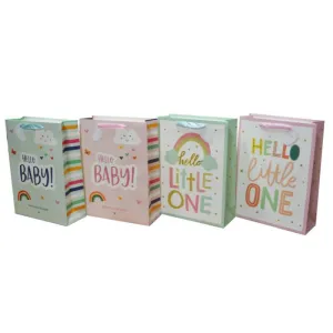 Glitter Baby Medium Gift Bag - 18cm x 23cm x 10cm