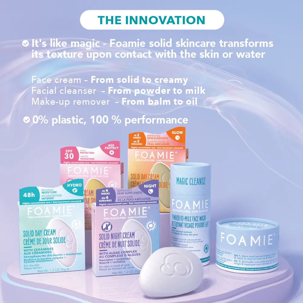 Glow Solid Moisturiser Day Cream by FOAMIE