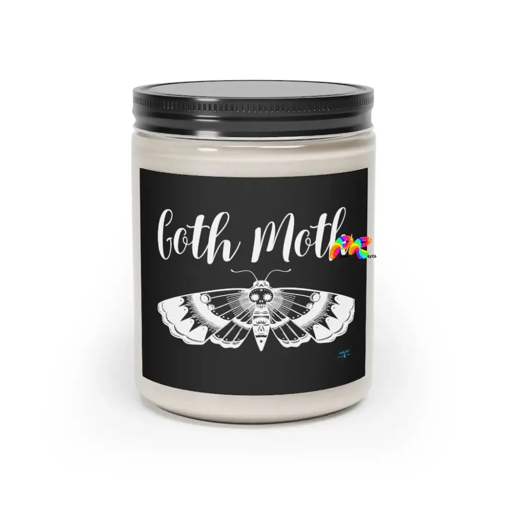 Goth Moth, Scented Candle, 9oz, Vegan Soy, 2 Scents