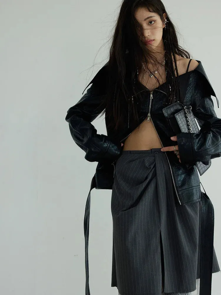 Haska Vegan Leather Jacket
