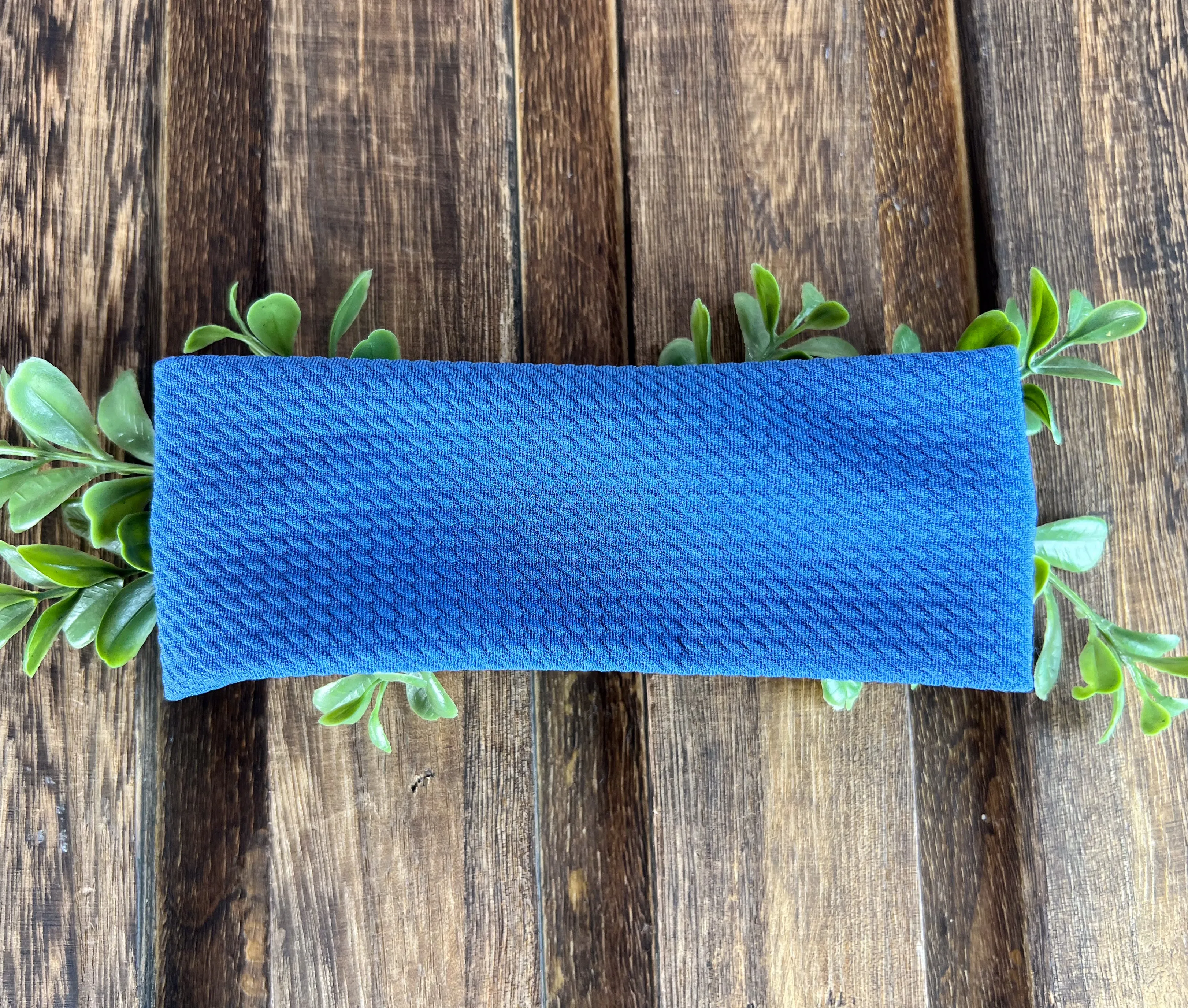 Headband - Textured - New Denim