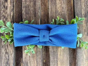 Headband - Textured - New Denim