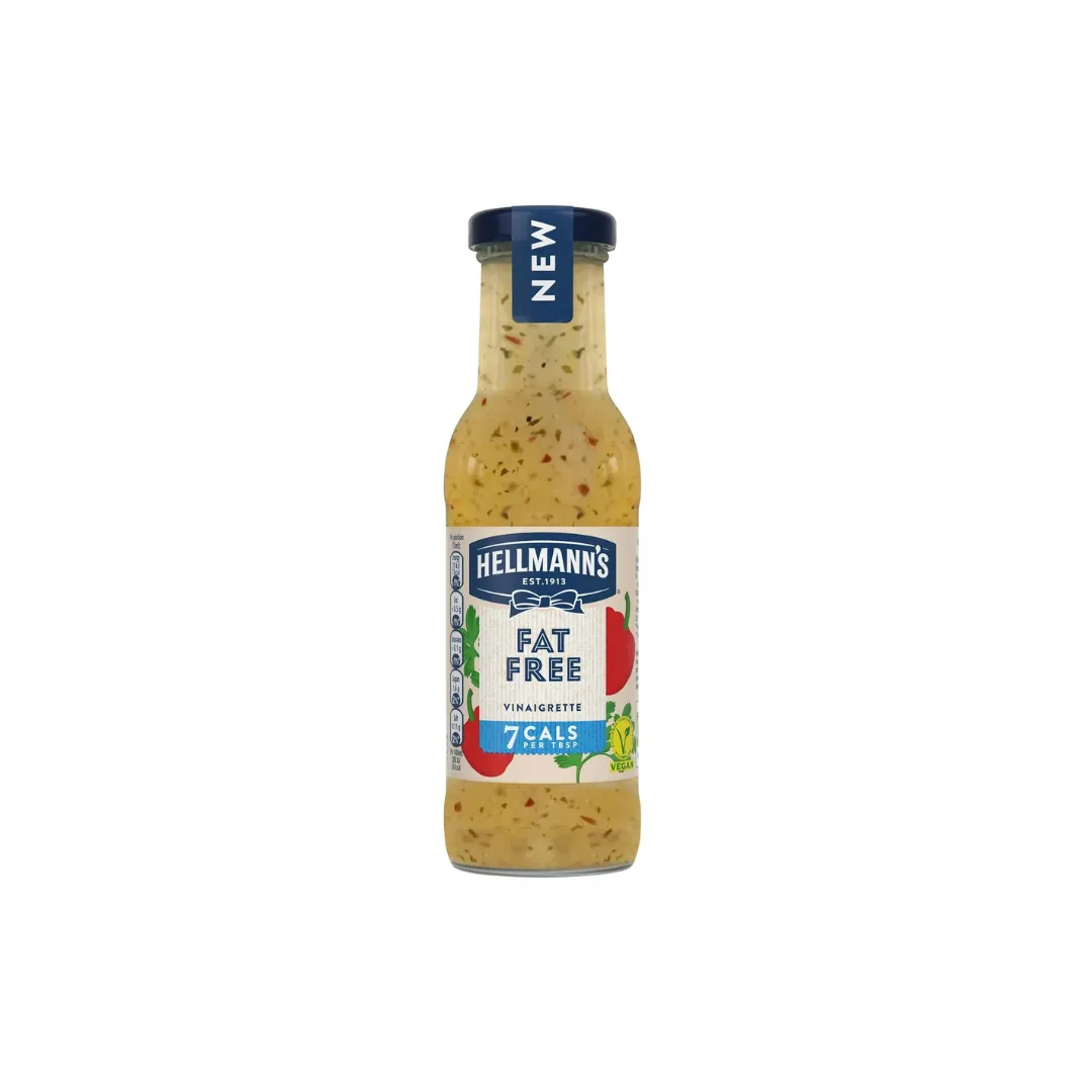 Hellmann's Fat Free Vinaigrette Vegan 250 ml | Healthy Vegan Salad Dressing