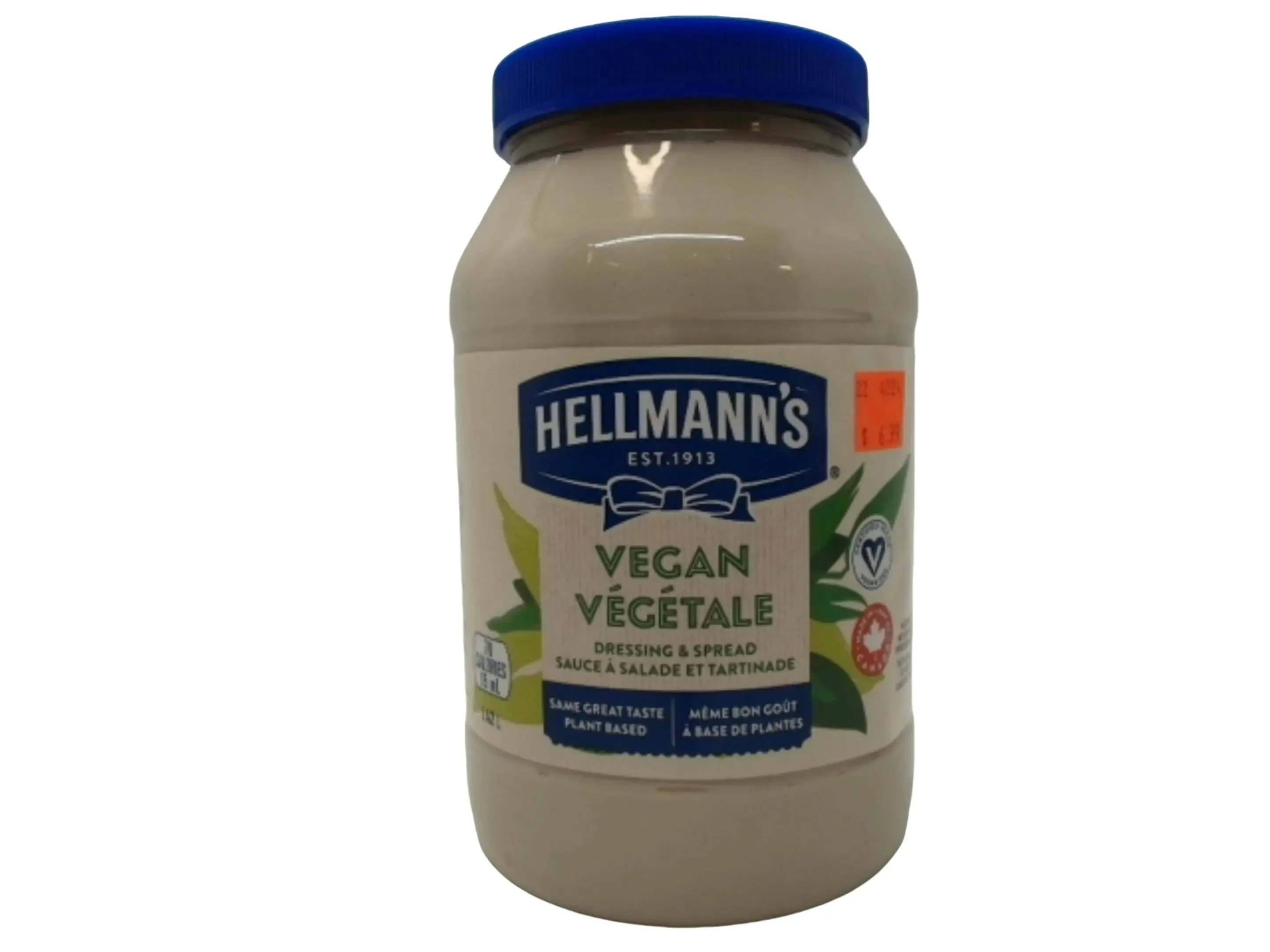 Hellmann's Vegan Mayo Spread & Dressing - Large 1.42L Bottle