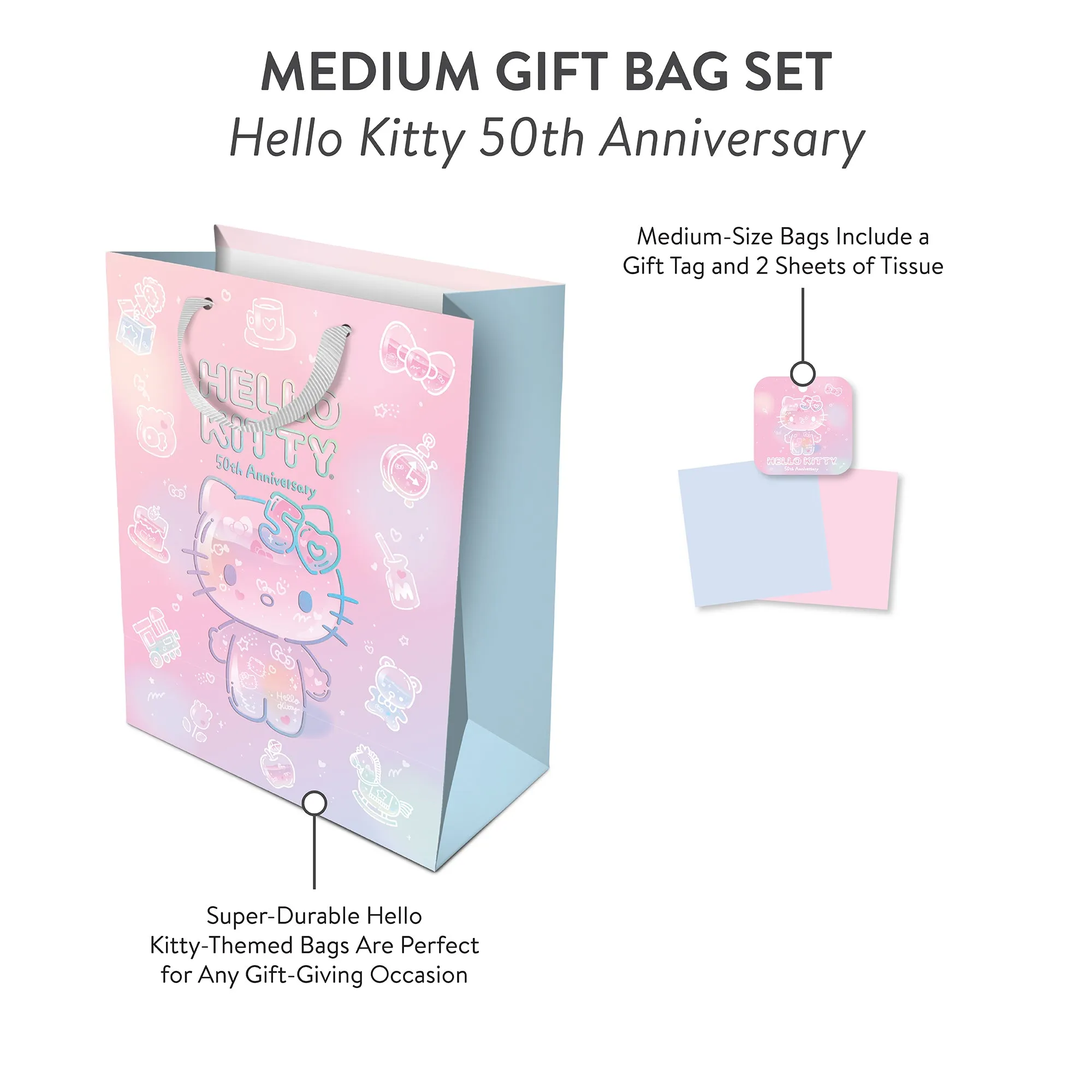 Hello Kitty x Studio Oh! 50th Anniversary Gift Bag Set