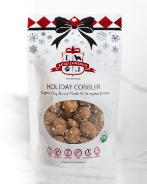 Holiday Cobbler Organic Dog Treats (Made in the USA)