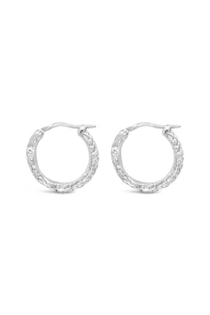 Hoops ~ Cedar Sprig Small Huggies