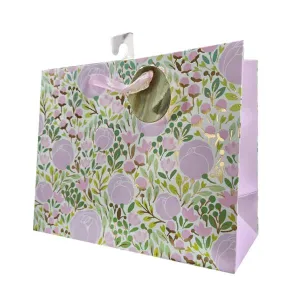 Horizontal Roses Gift Bag - 32cm x 26cm x 10cm