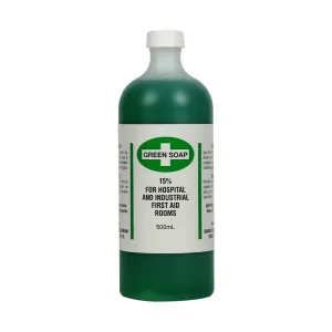 Hospital Grade Antiseptic Green Soap, 500ml