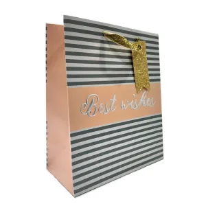 Hot Stamping Best Wishes Gift Bag - 33cm x 45cm x 12.7cm