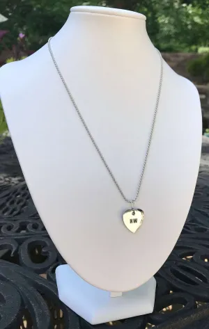 HotWife Mirror Finish Charm Necklace or Anklet - Stainless Steel