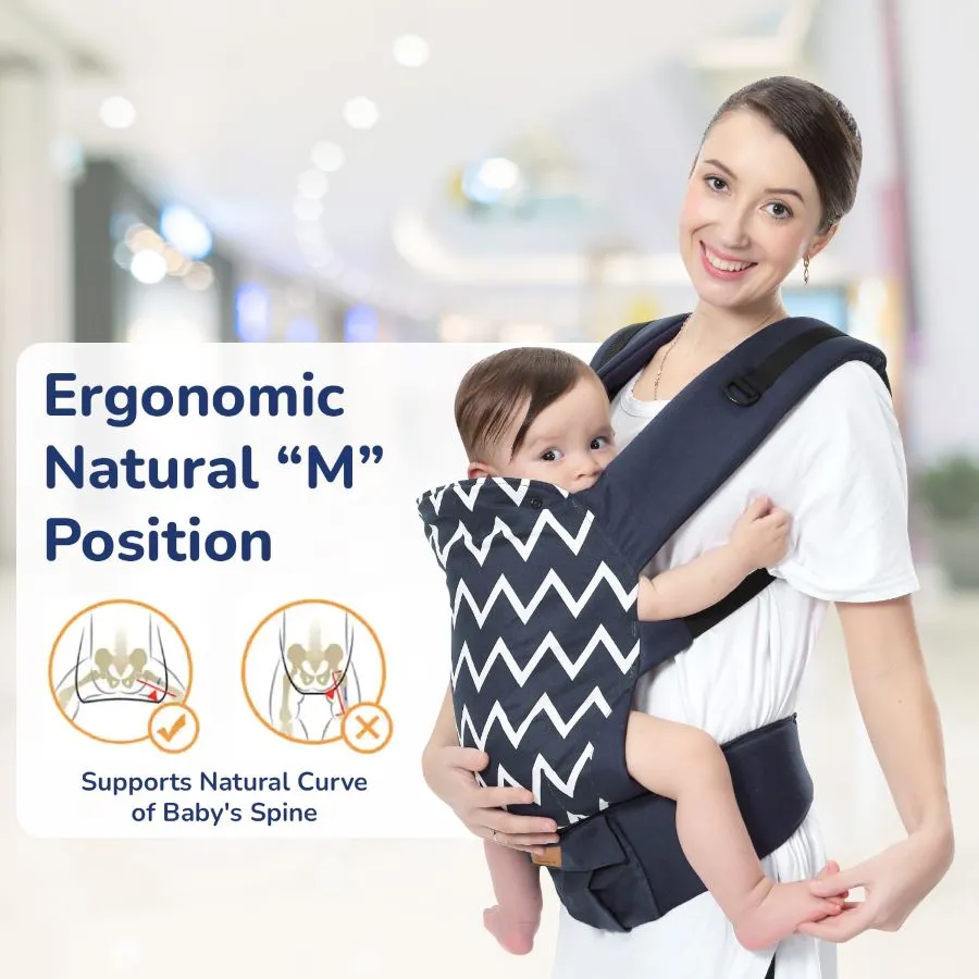 Hug Me Ergo 2-in-1 Baby Carrier with Ergonomic Support