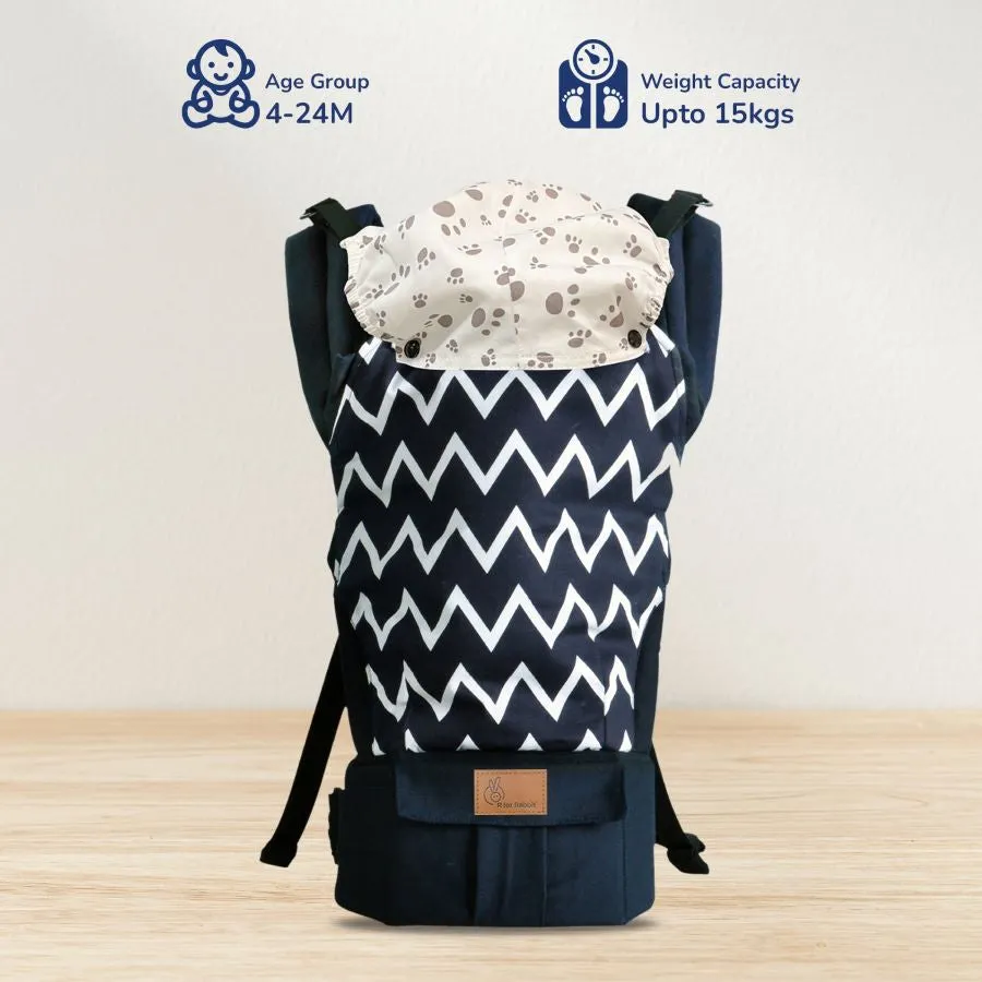 Hug Me Ergo 2-in-1 Baby Carrier with Ergonomic Support