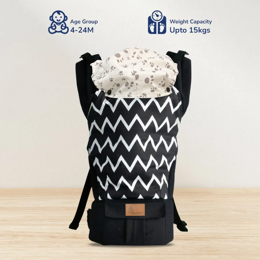 Hug Me Ergo 2-in-1 Baby Carrier with Ergonomic Support