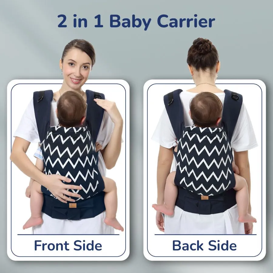 Hug Me Ergo 2-in-1 Baby Carrier with Ergonomic Support