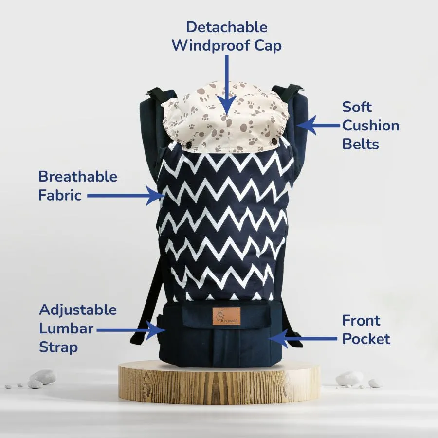 Hug Me Ergo 2-in-1 Baby Carrier with Ergonomic Support