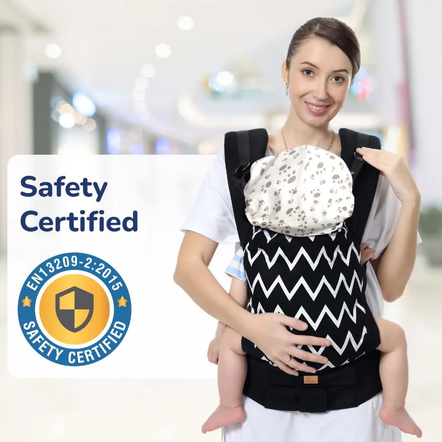 Hug Me Ergo 2-in-1 Baby Carrier with Ergonomic Support