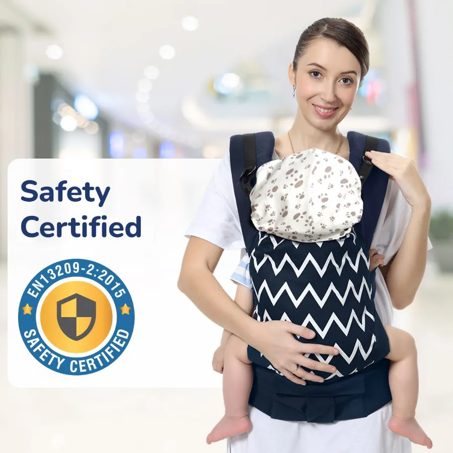 Hug Me Ergo 2-in-1 Baby Carrier with Ergonomic Support