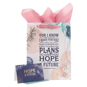 I Know the Plans Large Gift Bag Set - Jer. 29:11