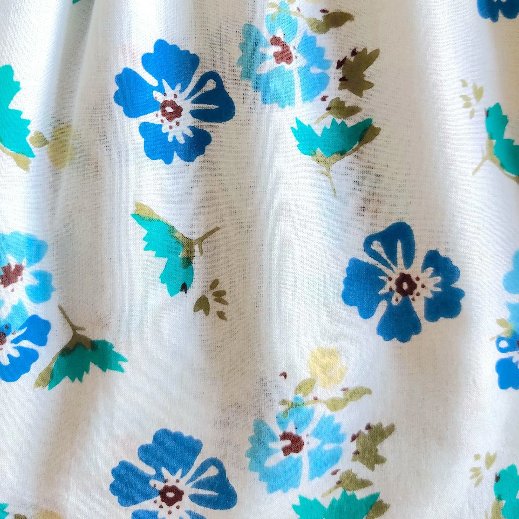 Ikeda Designs Floral Print Sleeveless Dress - White