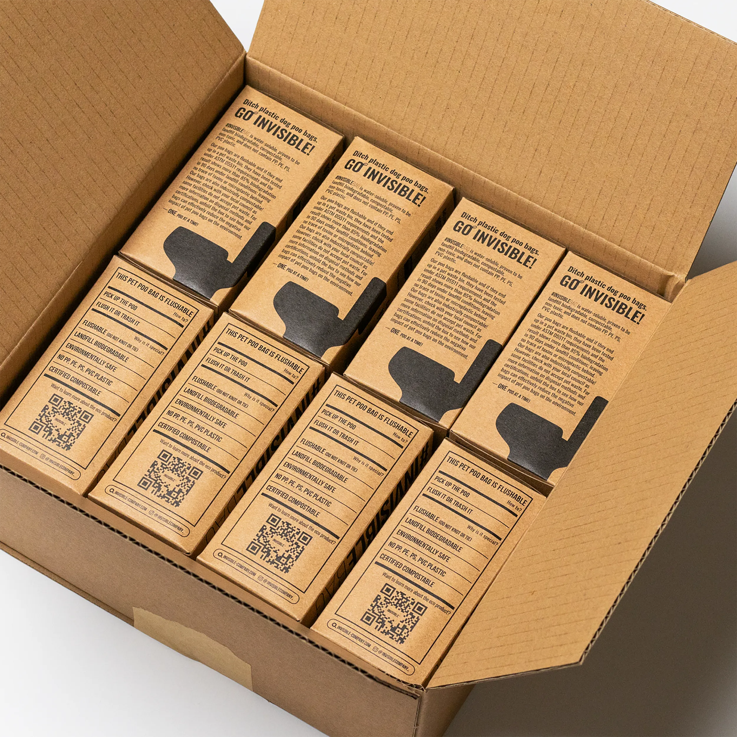 #INVISIBLEPOOBAG (120 Bags Each)
