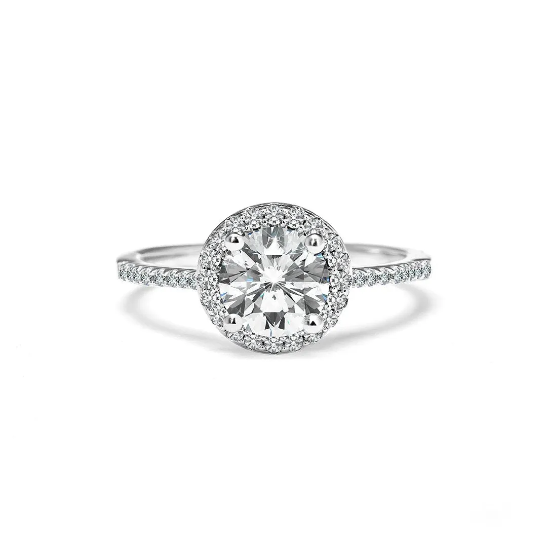 Iris Ring 18K White Gold
