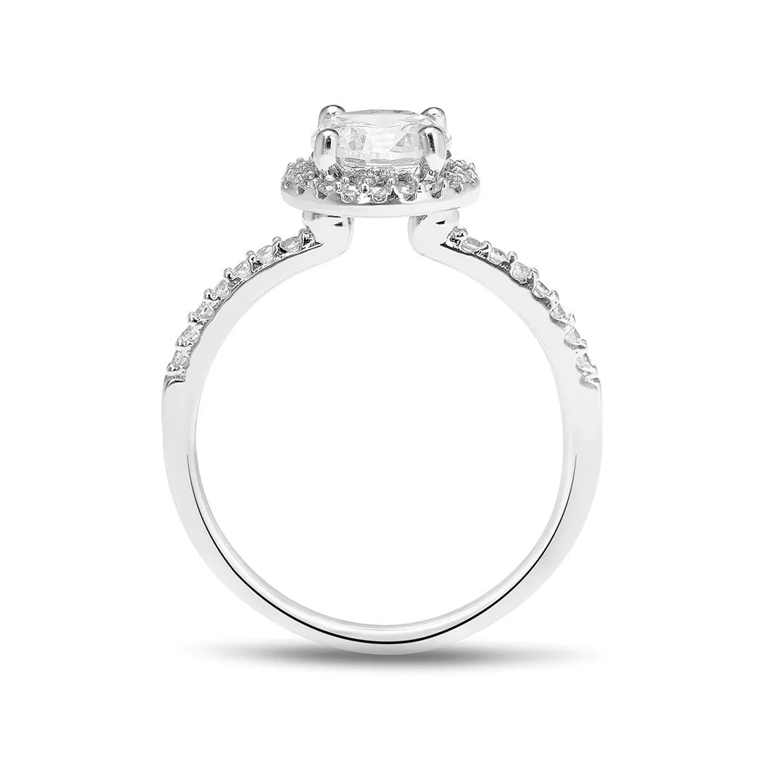 Iris Ring 18K White Gold