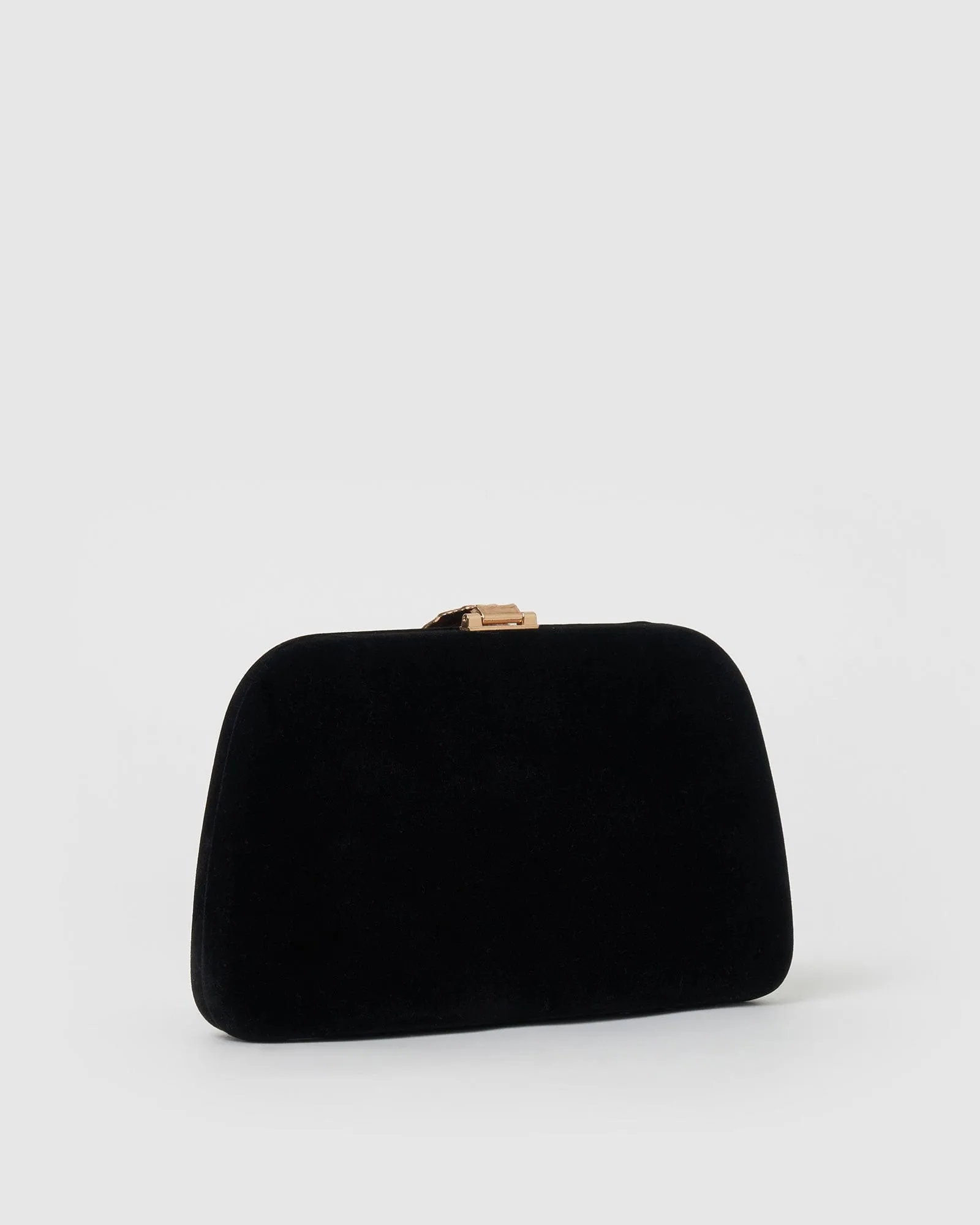 Izoa Rebecca Clutch Black Velvet