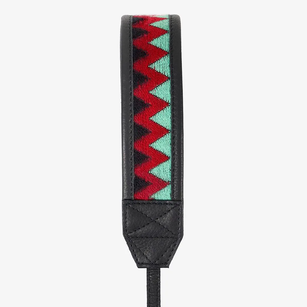 Jaipur #105 - Fabric & Leather camera strap