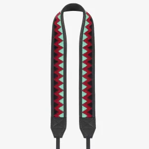 Jaipur #105 - Fabric & Leather camera strap