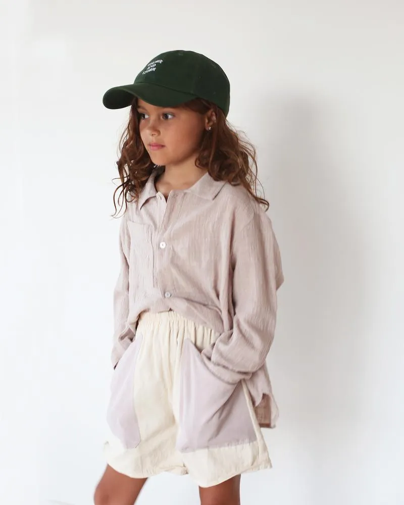 Kid's Textured Buttondown