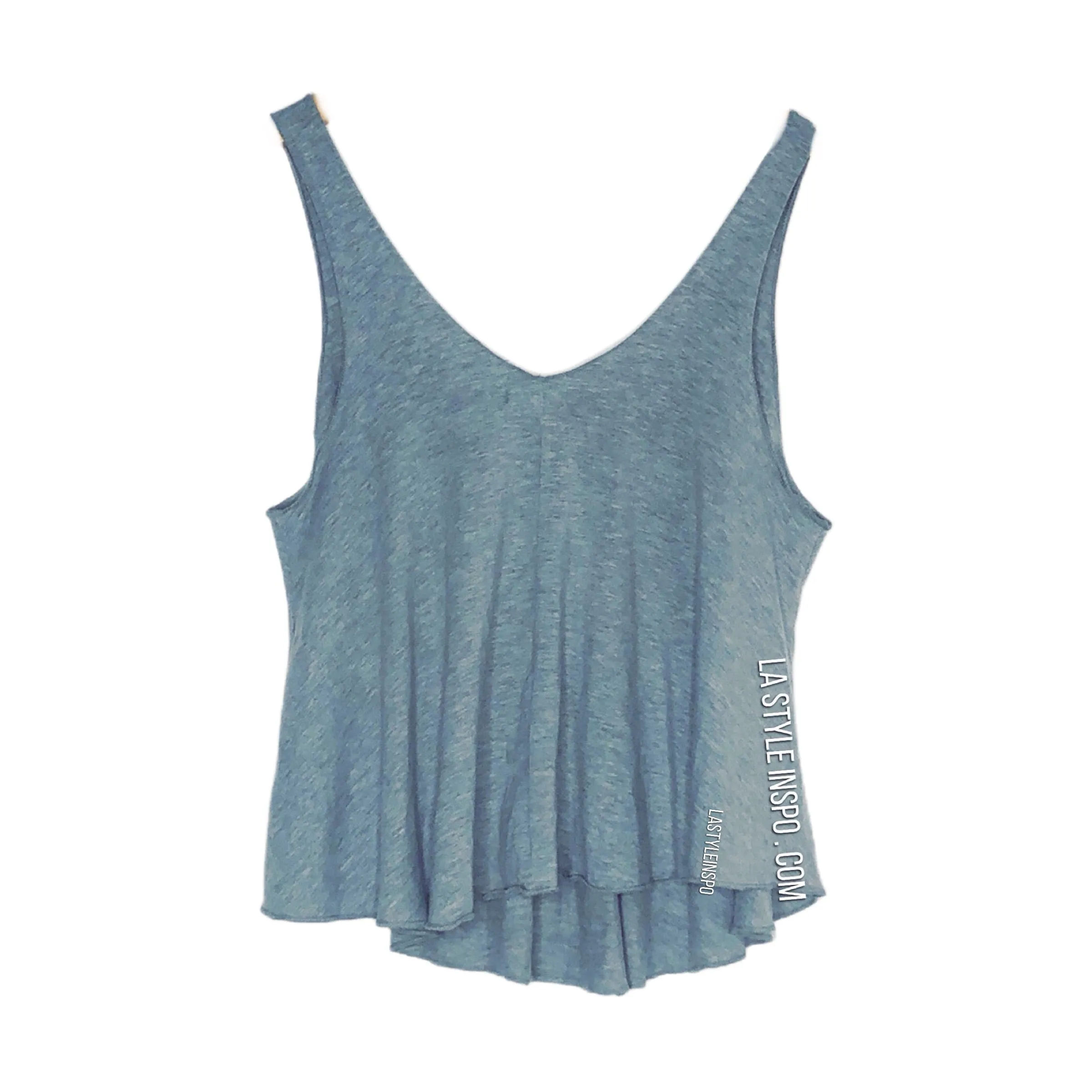 Kimchi Blue Gray Top Asymmetrical Size Small